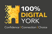 The 100% Digital York logo